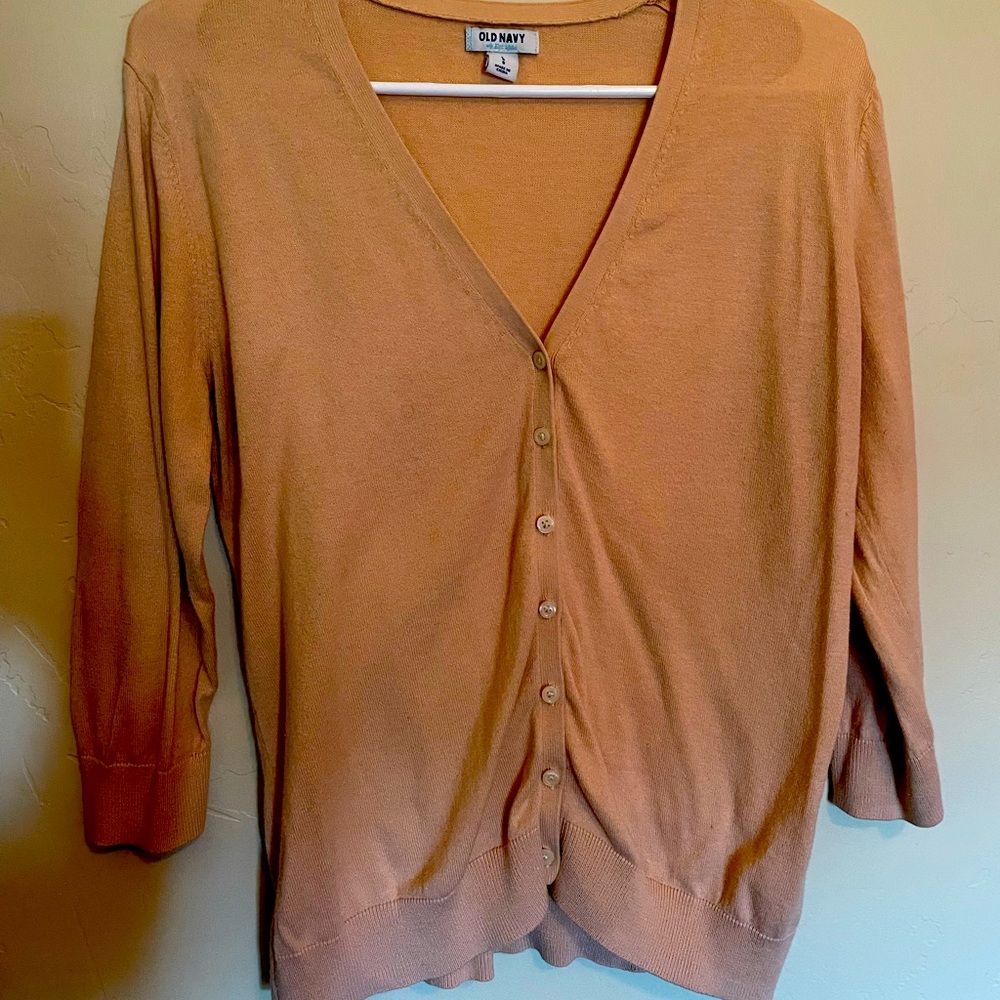 Old Navy light pink colored cardigan size large